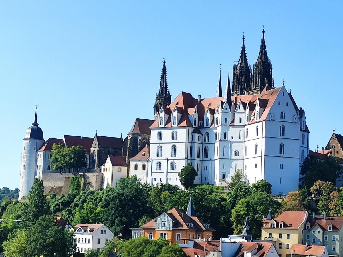 Goldrausch - Glanzvolle Ferienwohnung In Meissen Am Lutherplatz Exteriör bild